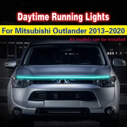 1 Uds. Luz LED de circulación diurna lámpara DRL lámpara antiniebla impermeable para Mitsubishi Outlander 2013-2020 lámpara ambiental decorativa Universal