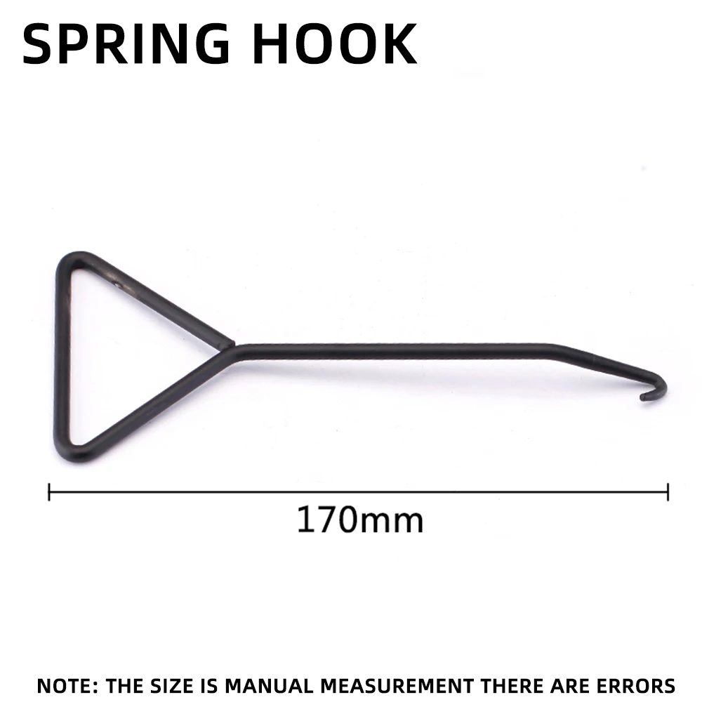 Extractor de muelles de escape para motocicleta con mango en T