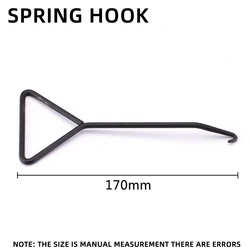 Extractor de muelles de escape para motocicleta con mango en T