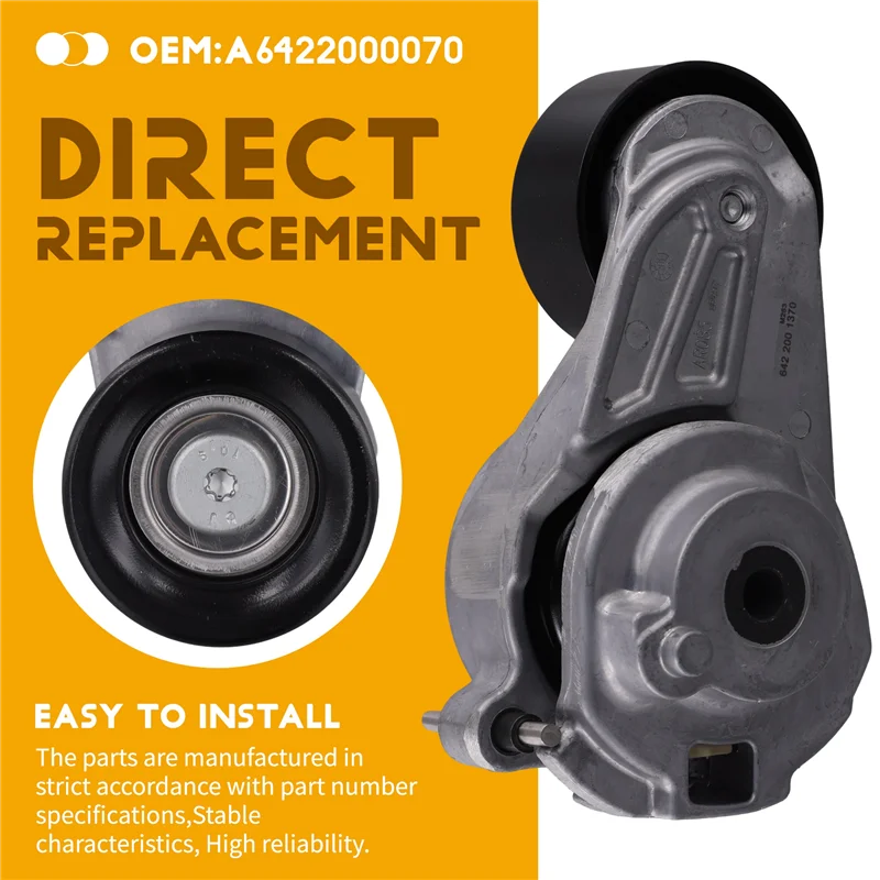 A6422000070 Tensor de correa – Mercedes-Benz E, ML, R y Sprinter - imagen 3