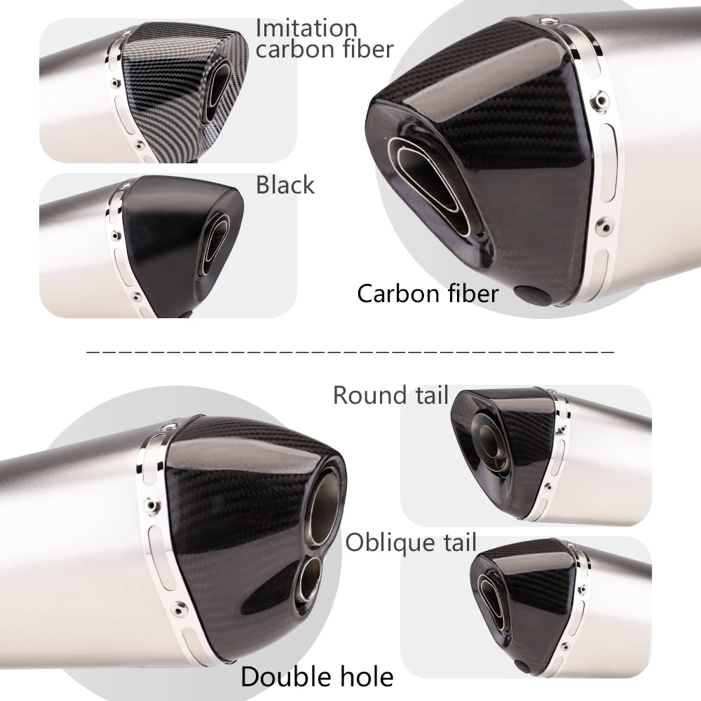 Escape fibra de carbono con DB killer para Yamaha TMAX 500 y AK550 - imagen 5