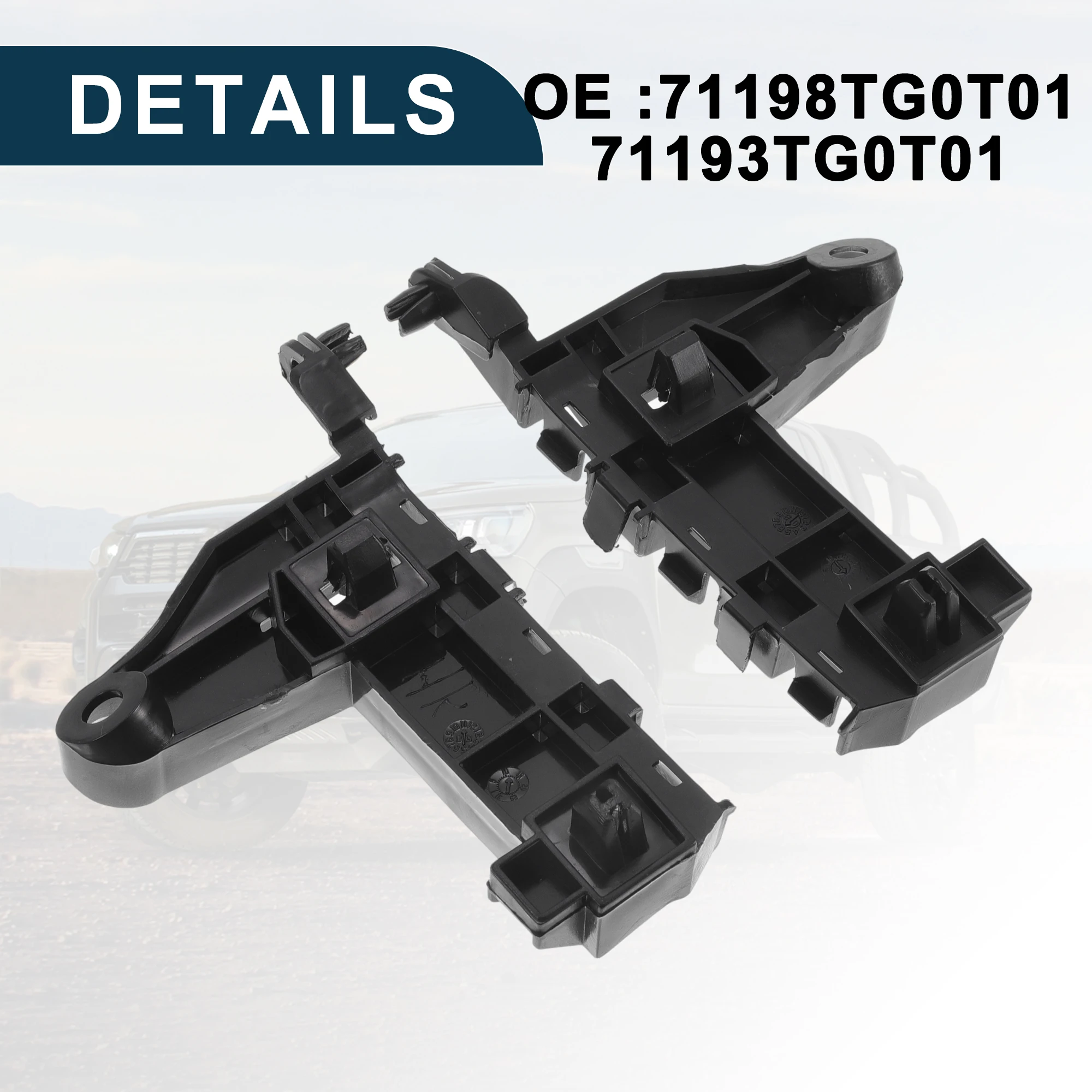 UXCELL Soporte paragolpes Honda Jazz 71198TG0T01 - imagen 5