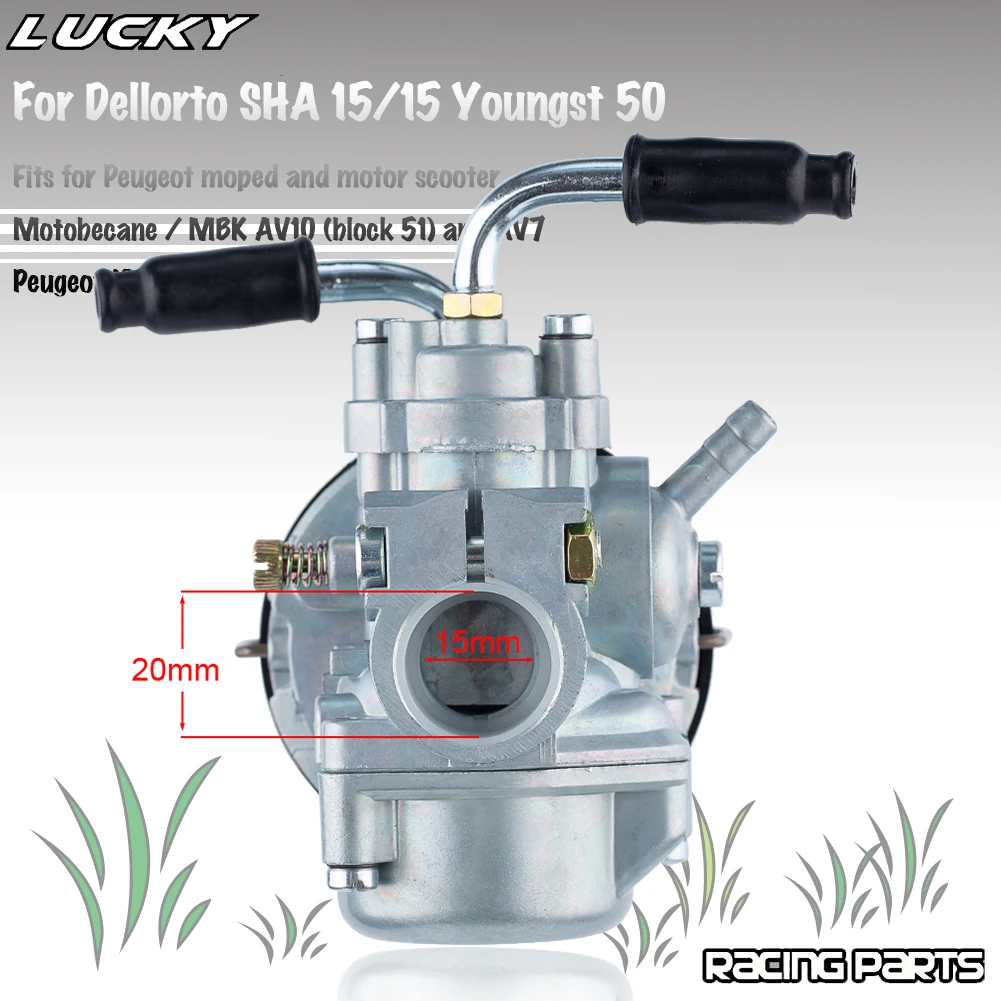 Carburador SHA 15/15 para Peugeot 102 y MBK 51 de 2 tiempos - imagen 3
