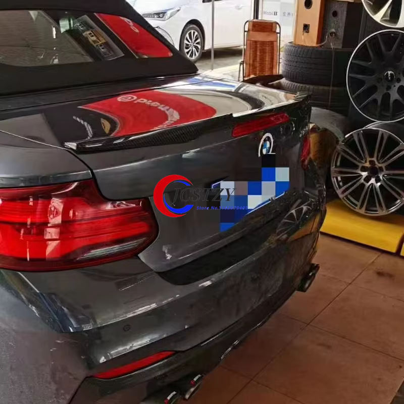 Alerón BMW F22 estilo M4 negro brillante labios – F87 M2 2 Series 2014+ - imagen 4
