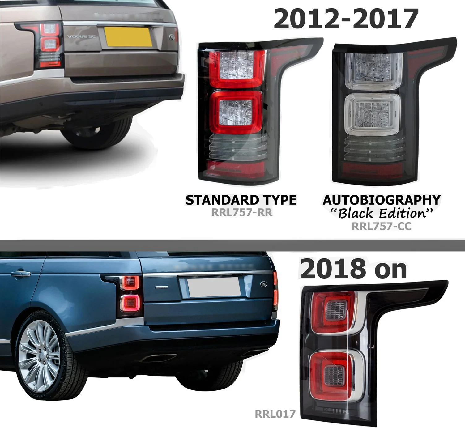 Pilotos traseros LED para Range Rover Vogue L405 2018-2022 - imagen 4