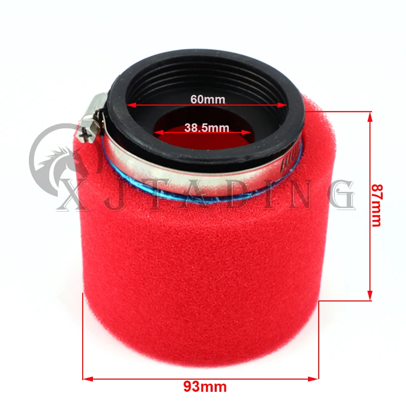 Filtro de aire de espuma 60 mm para moto, scooter y pit bike - imagen 3