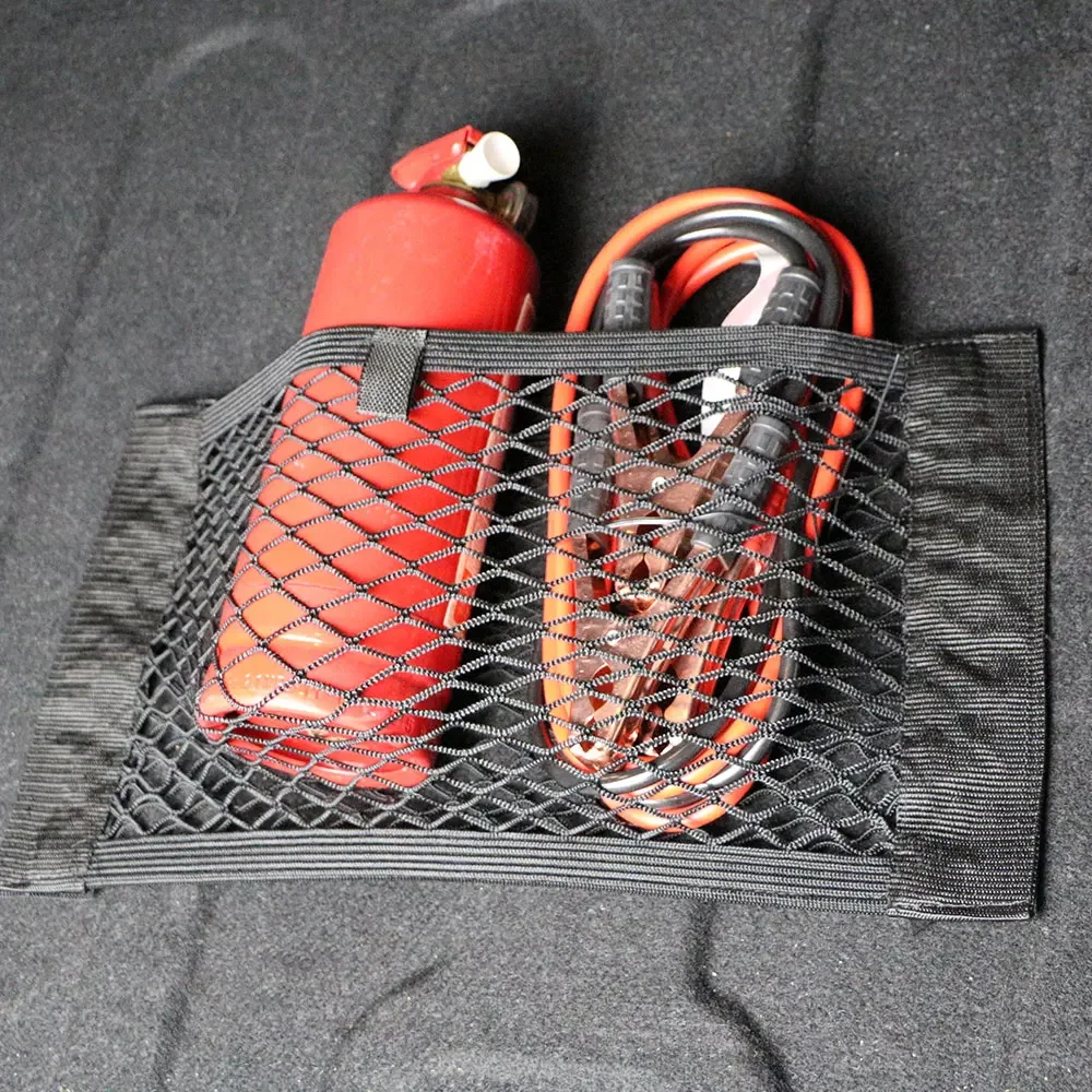 Organizador de maletero universal con red elastica y malla trasera - imagen 3