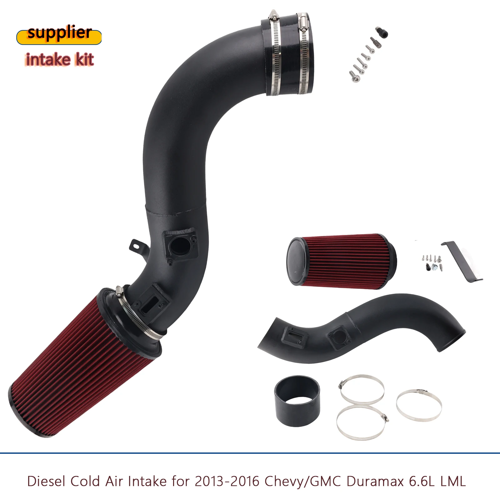 Entrada de Aire Frío Diésel con Filtro para Chevy GMC 2013-2016 - imagen 3