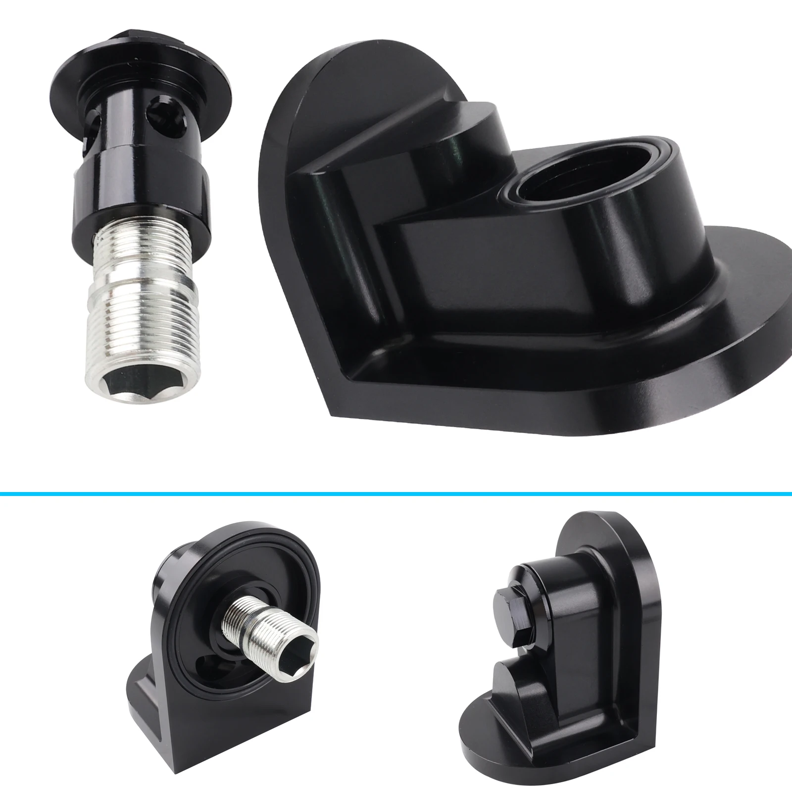Adaptador 90° reubicación filtro aceite Honda Civic EG EK - imagen 5