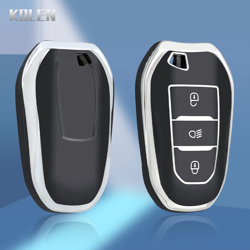 Funda llave coche TPU Peugeot Citroen DS 2008-508 C1-C6 DS3-DS5