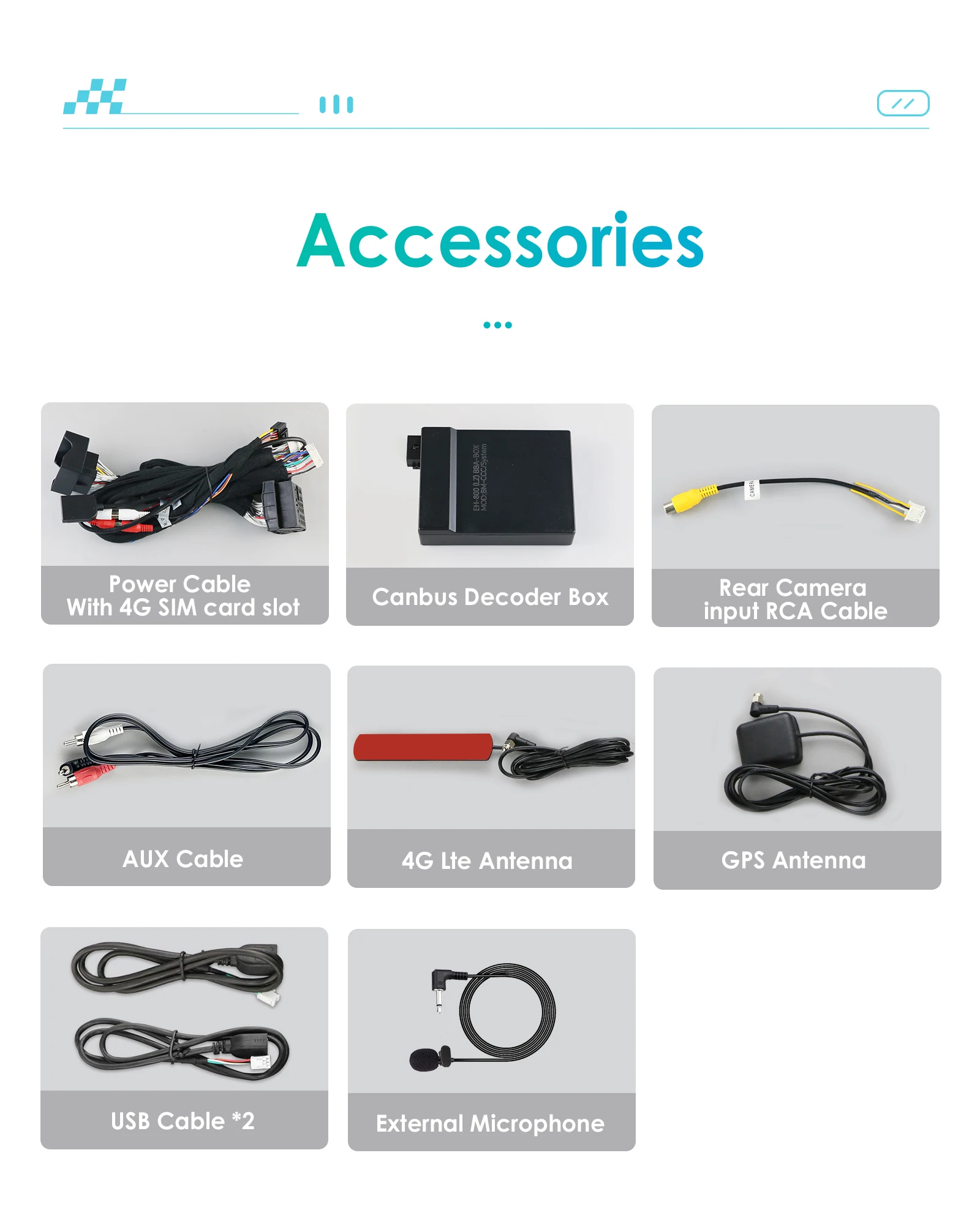 Accesorios según versión