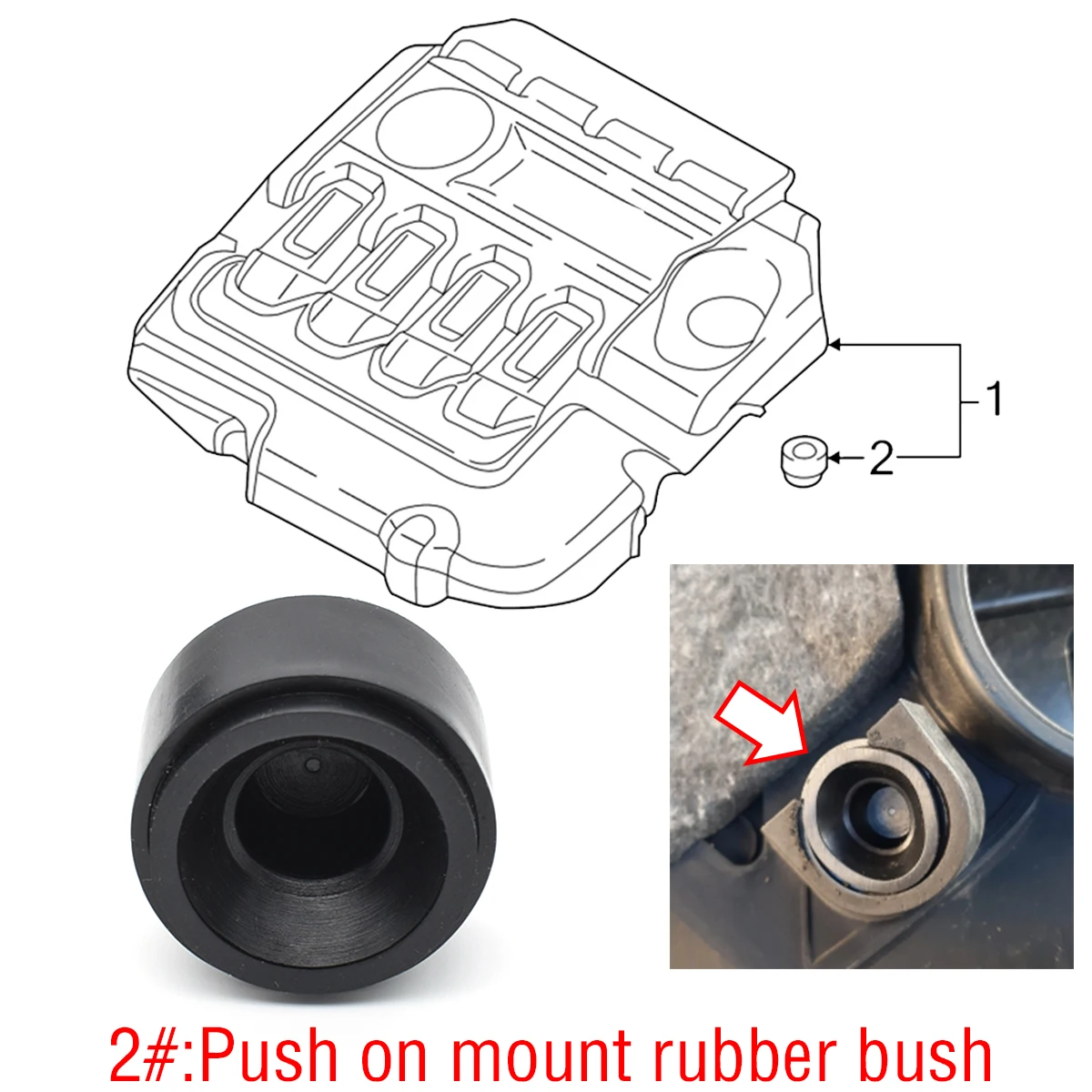 Kit juntas tapa motor BMW Serie 5 E60 E61 F10 F11 – N46 N52 N53 - imagen 4