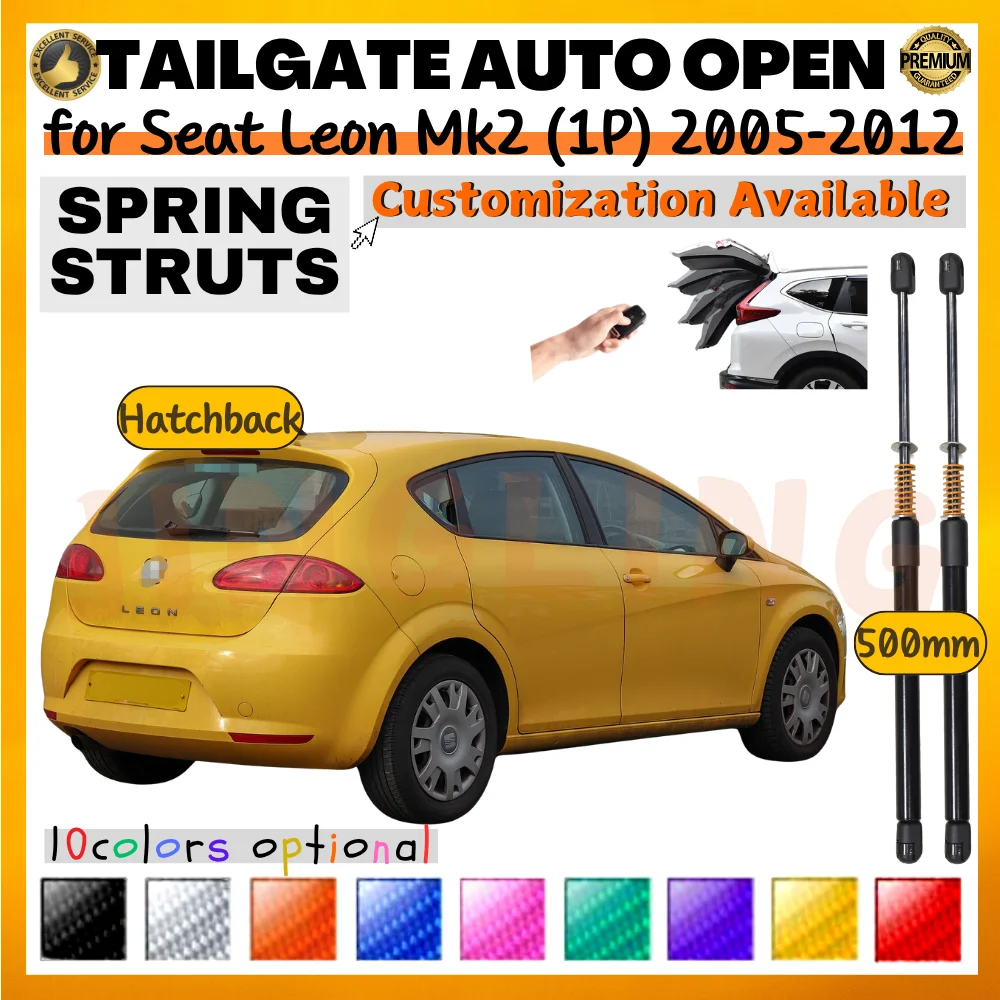 Soportes de maletero Seat Leon Mk2 2005-2012 500 mm