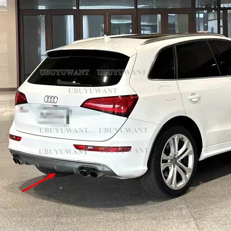 Difusor trasero con protector de labio negro carbono Audi Q5 2009-2018 - imagen 3