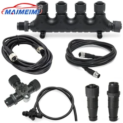 Convertidor NMEA 2000 multifunción tipo T con cables adaptadores