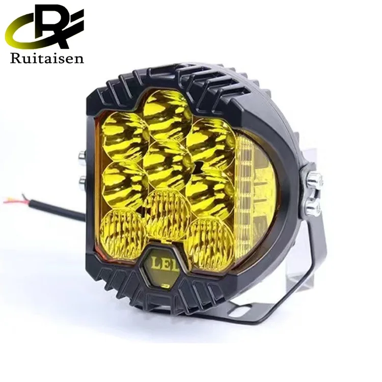 Faros LED de 5 pulgadas para Harley-Davidson y todoterreno