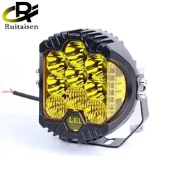 Faros LED de 5 pulgadas para Harley-Davidson y todoterreno