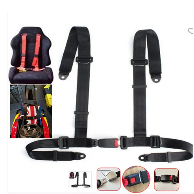 Cinturón de seguridad kart cuatro puntos con liberación rápida - imagen 3