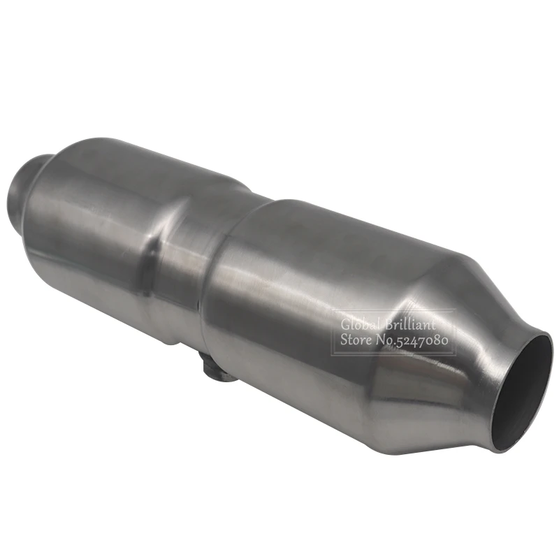 Universal 355MM * 99,15MM convertidor catalítico de coche de carreras de alto flujo catalizador de escape EURO 5 sustrato de acero inoxidable núcleo cerámico - imagen 3