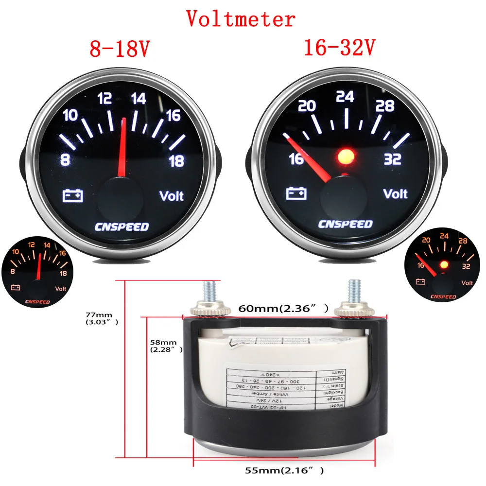 Indicador multifunción 12-36 V con RPM, velocidad y temperatura - imagen 3