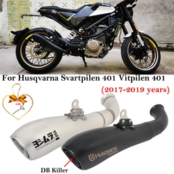 Husqvarna 401 Svartpilen Vitpilen sistema escape silenciador 2017-2019