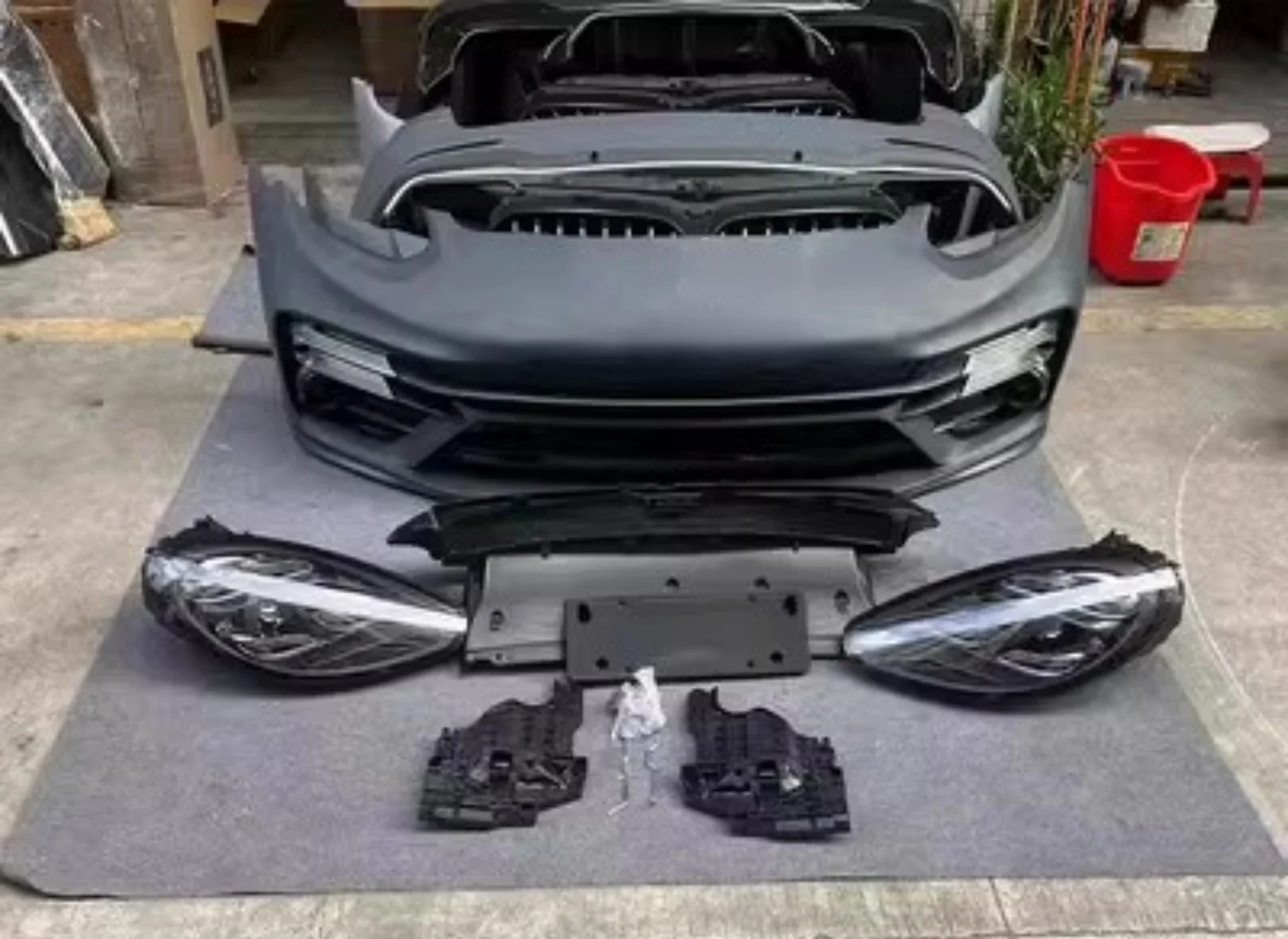 Kit carrocería estilo 971 para Porsche Panamera 970 (parachoques + faros) - imagen 4