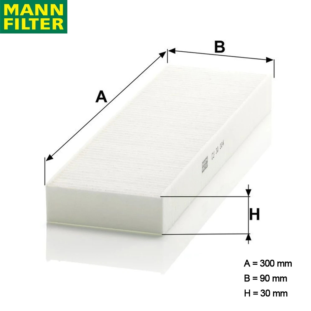 Filtro cabina MANN FILTER CU30004 Porsche Boxster Cayman - imagen 2