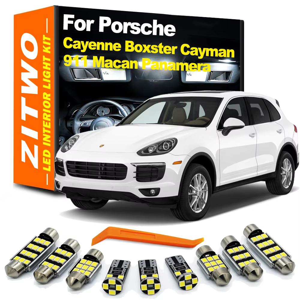 Kit Bombillas LED Canbus ZITWO Interiores – Porsche Cayenne Panamera Macan 911