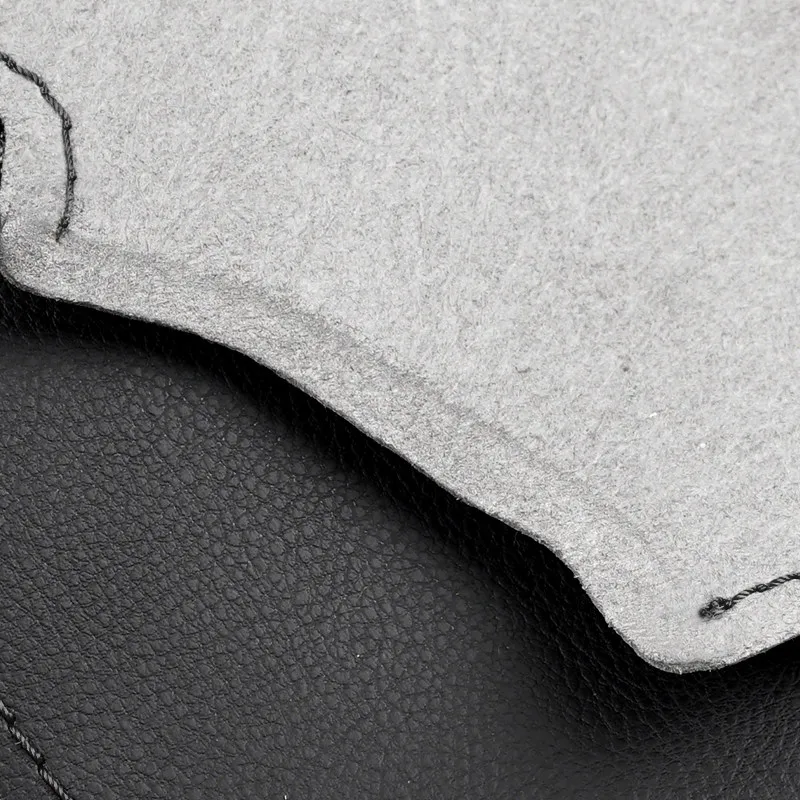 Cubierta de volante de cuero negro a mano – Mercedes Clase E/CLK/CLS - imagen 2