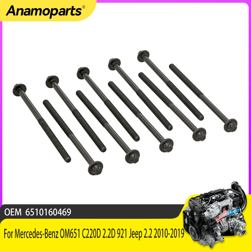 Juego de pernos de culata OEM 6510160469 – Mercedes OM651 2.2D