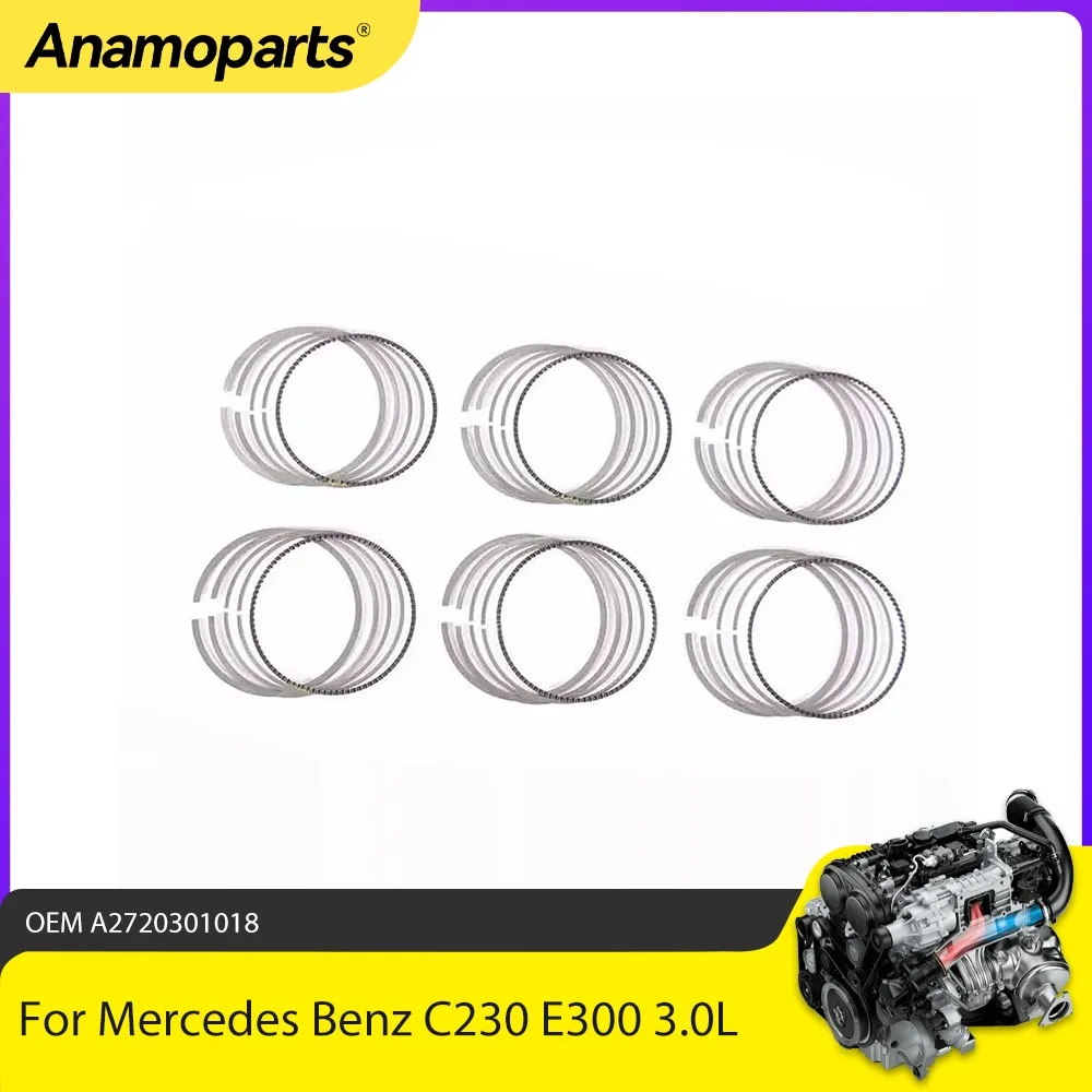 Anillos de pistón M272 para Mercedes C230 E300 GLK300 SLK280