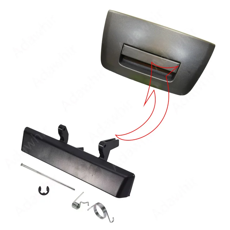 Manija de puerta trasera Nissan Frontier Navara vista frontal