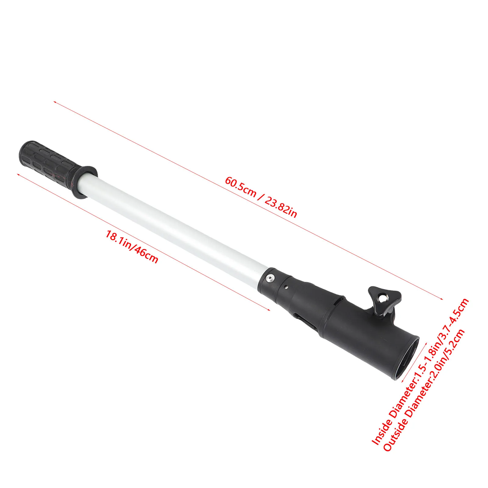 Extensión de mango para fueraborda de aluminio anodizado ergonómico - imagen 3