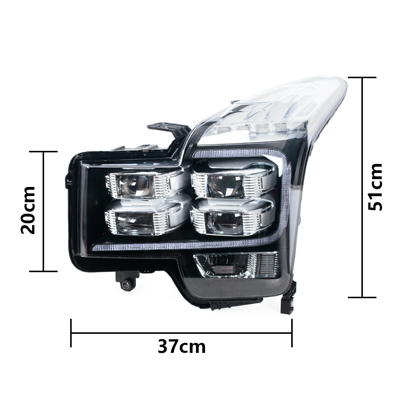 Carcasa de ABS del faro LED