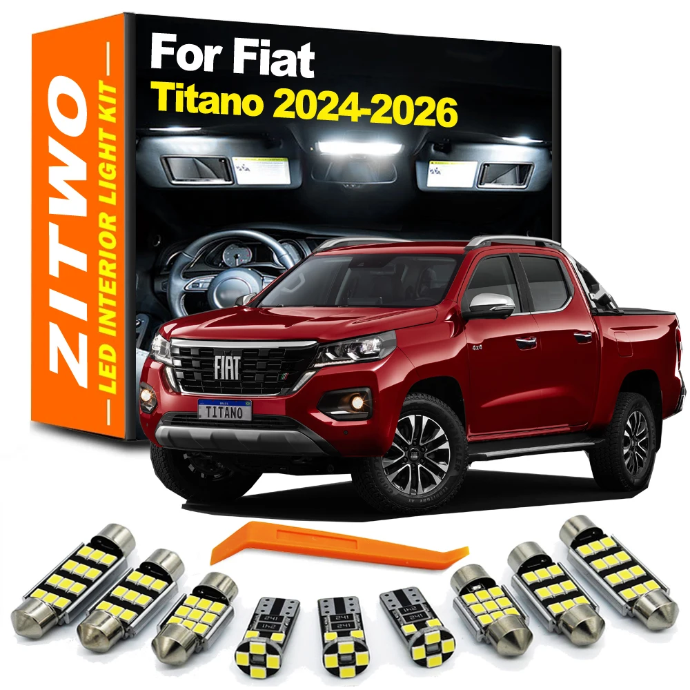 ZITWO Kit luces LED interior Fiat Titano techo cúpula mapas