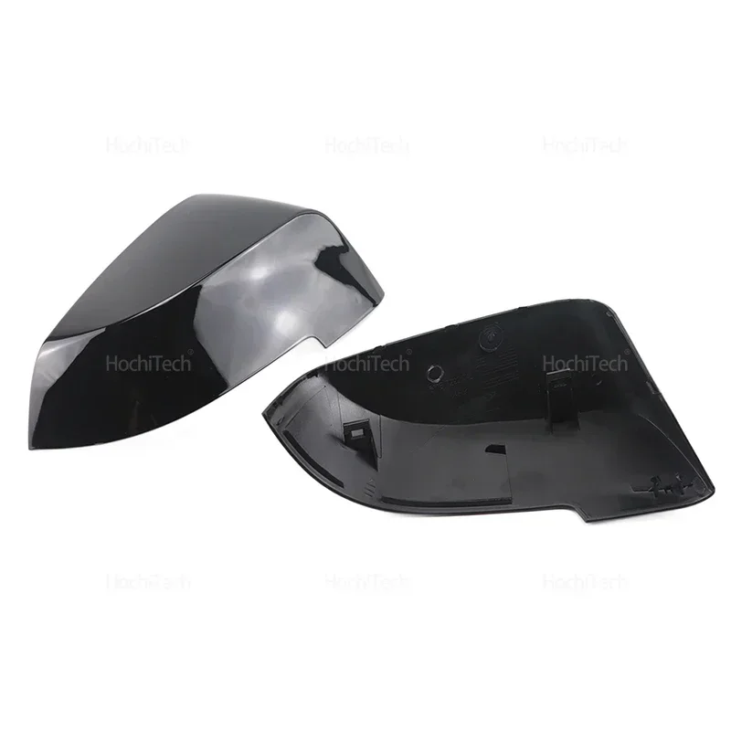 Tapas espejo fibra carbono BMW Serie 5 6 7 F10-F13 F01-F04 LCi negro brillante - imagen 4