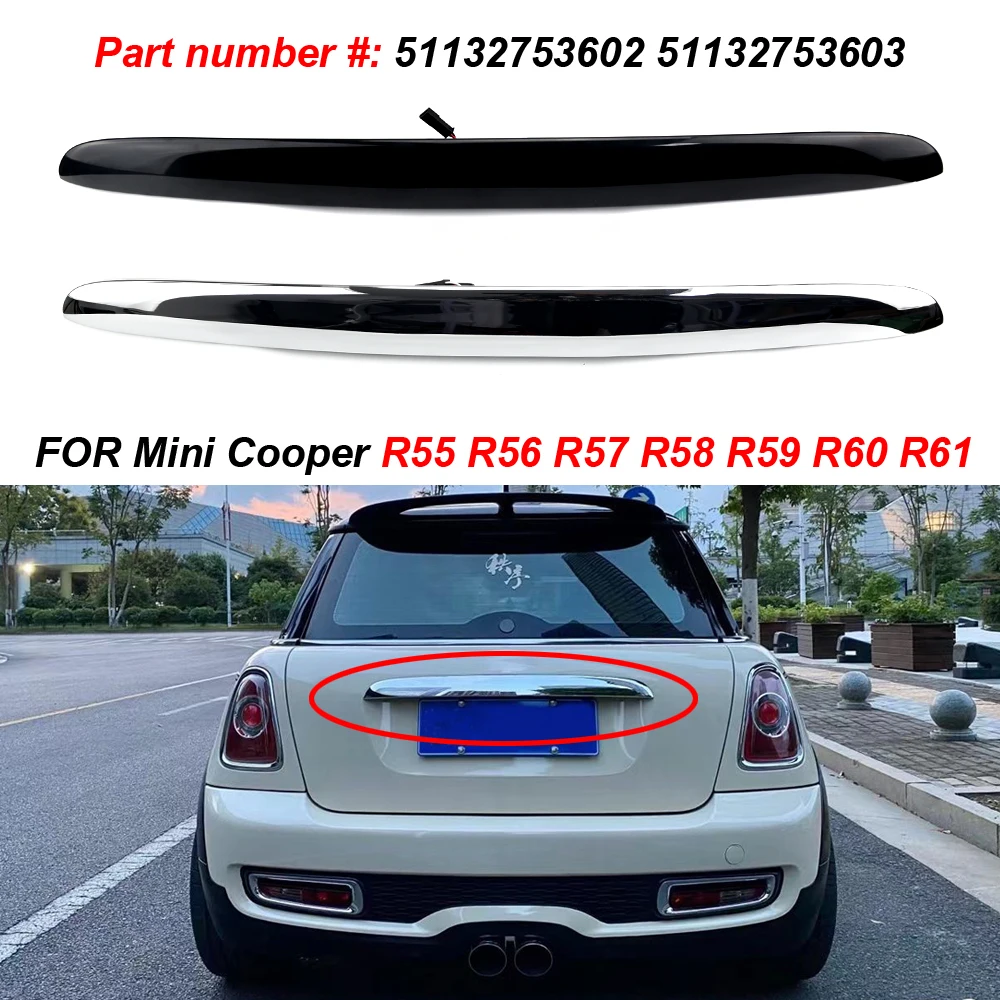 Manija cromada de maletero trasero para MINI Cooper