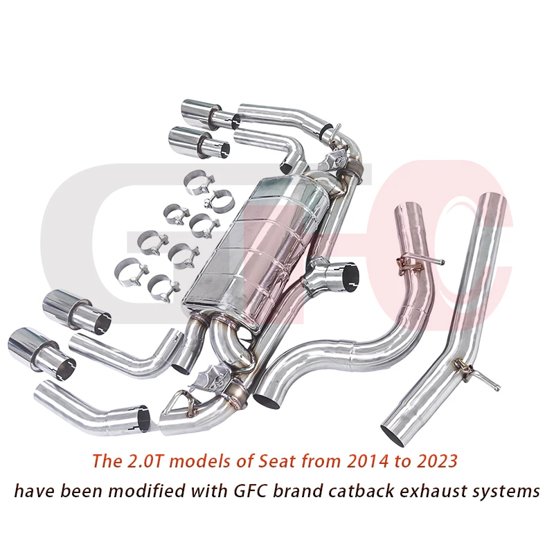 Escape catback con válvula Seat León 2.0 TSI 2014-2023 - imagen 4