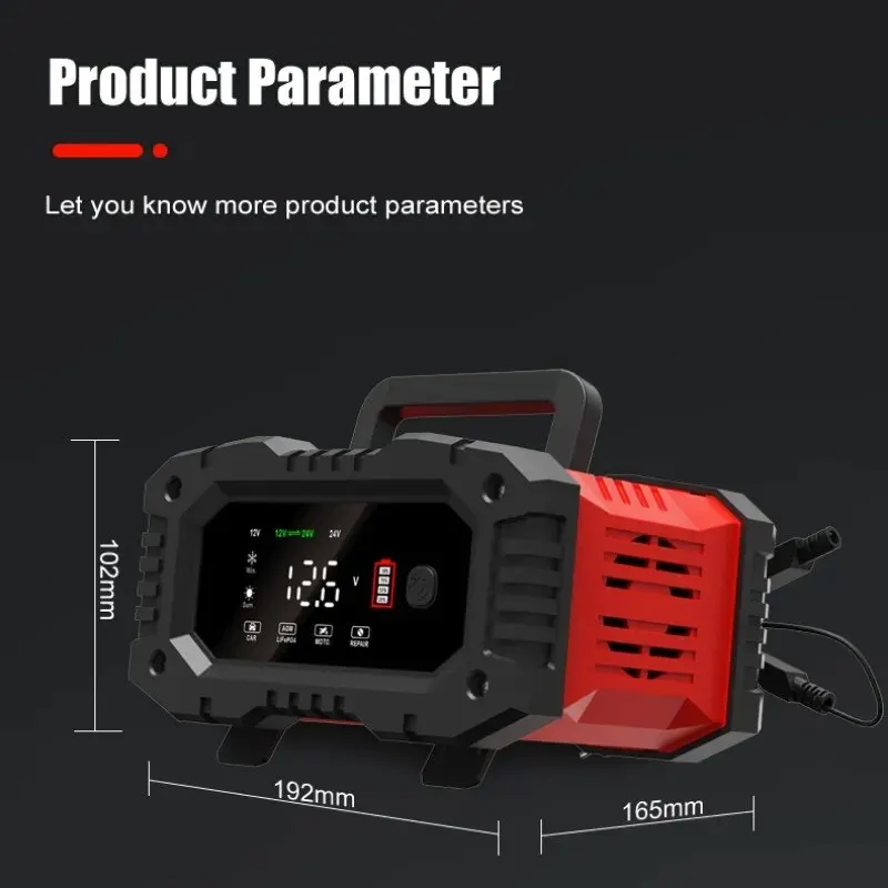 Cargador inteligente 12/24 V para coche y moto, AGM, GEL y LiFePO4 - imagen 5