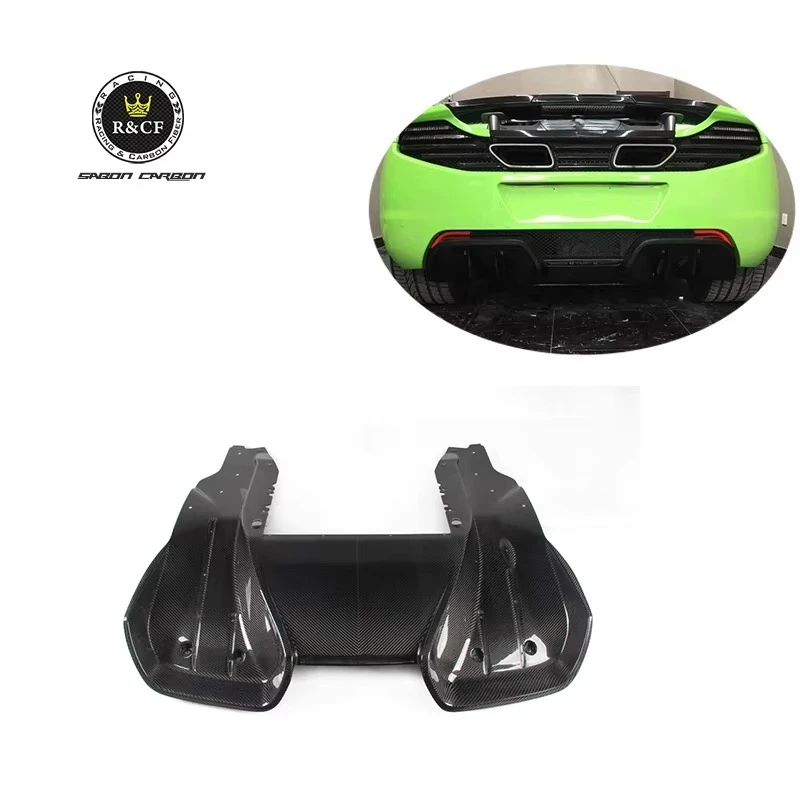 RZA difusor trasero fibra de carbono para McLaren MP4 12C 650s