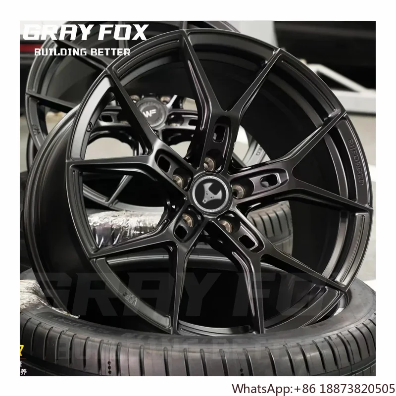 Rueda forjada de aleación cóncava profunda plateada personalizada de 19 pulgadas 5x112 5x120 para llantas Mercedes C63 CLA SL CLS C GT50 W205 W206 W213 - imagen 3