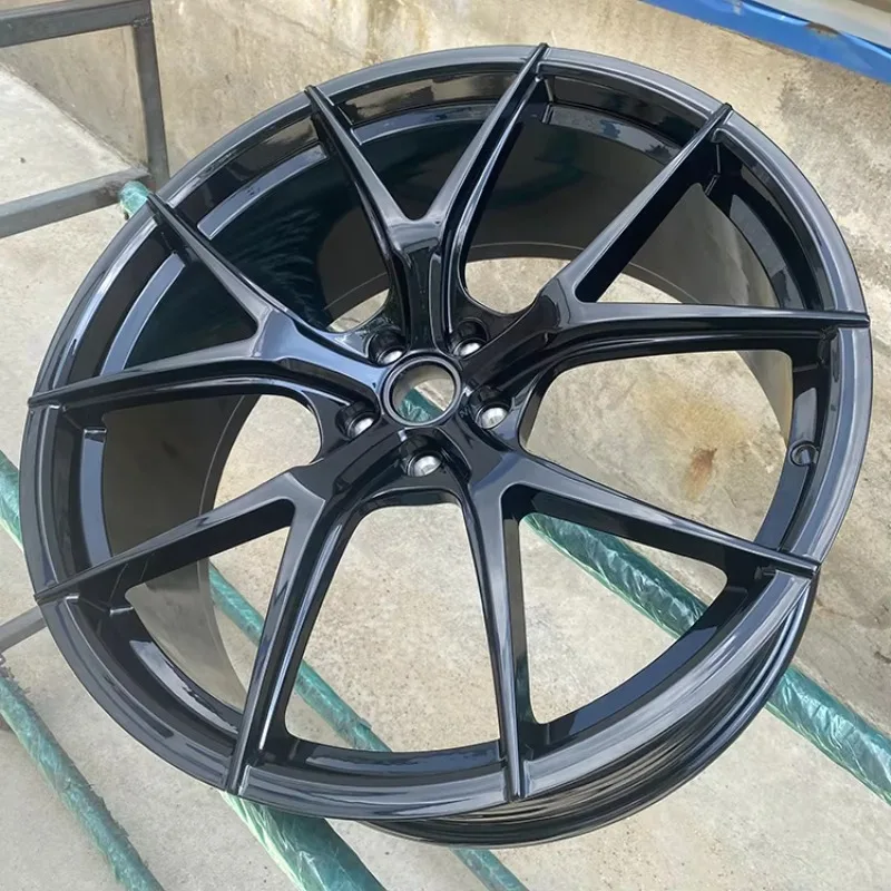 Llantas forjadas multirayos 5x112 negras para BMW X5 X6 - imagen 4