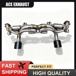 Escape deportivo ACE con válvula para Porsche 718 Cayman GT4 4.0L