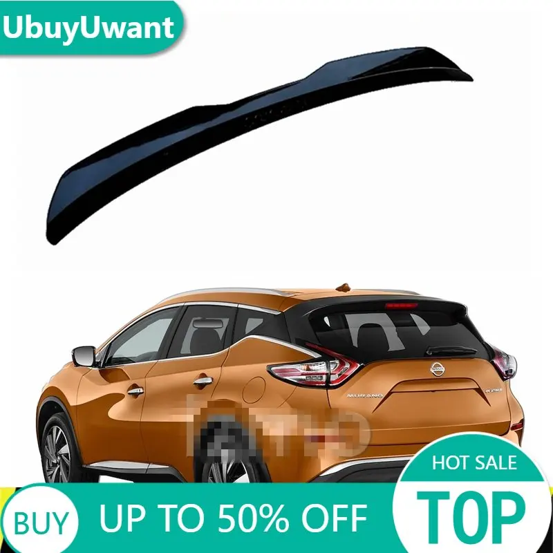 Alerón de techo para Nissan Murano 2020-2021, ABS negro brillante