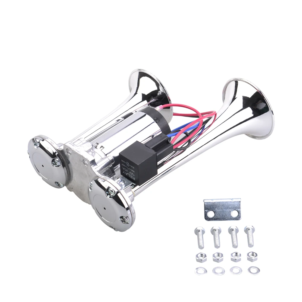 Kit de bocina de aire de doble tono para coche, camión y barco - imagen 3