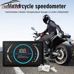 Velocímetro digital LED para moto con RPM y nivel de combustible