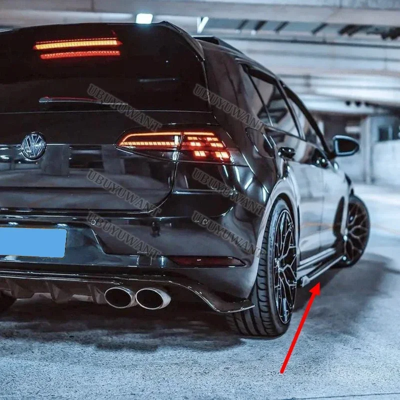 Faldas laterales ABS Racing para VW Golf 7 MK7 y 7.5 R GTi 2014-2017 - imagen 3