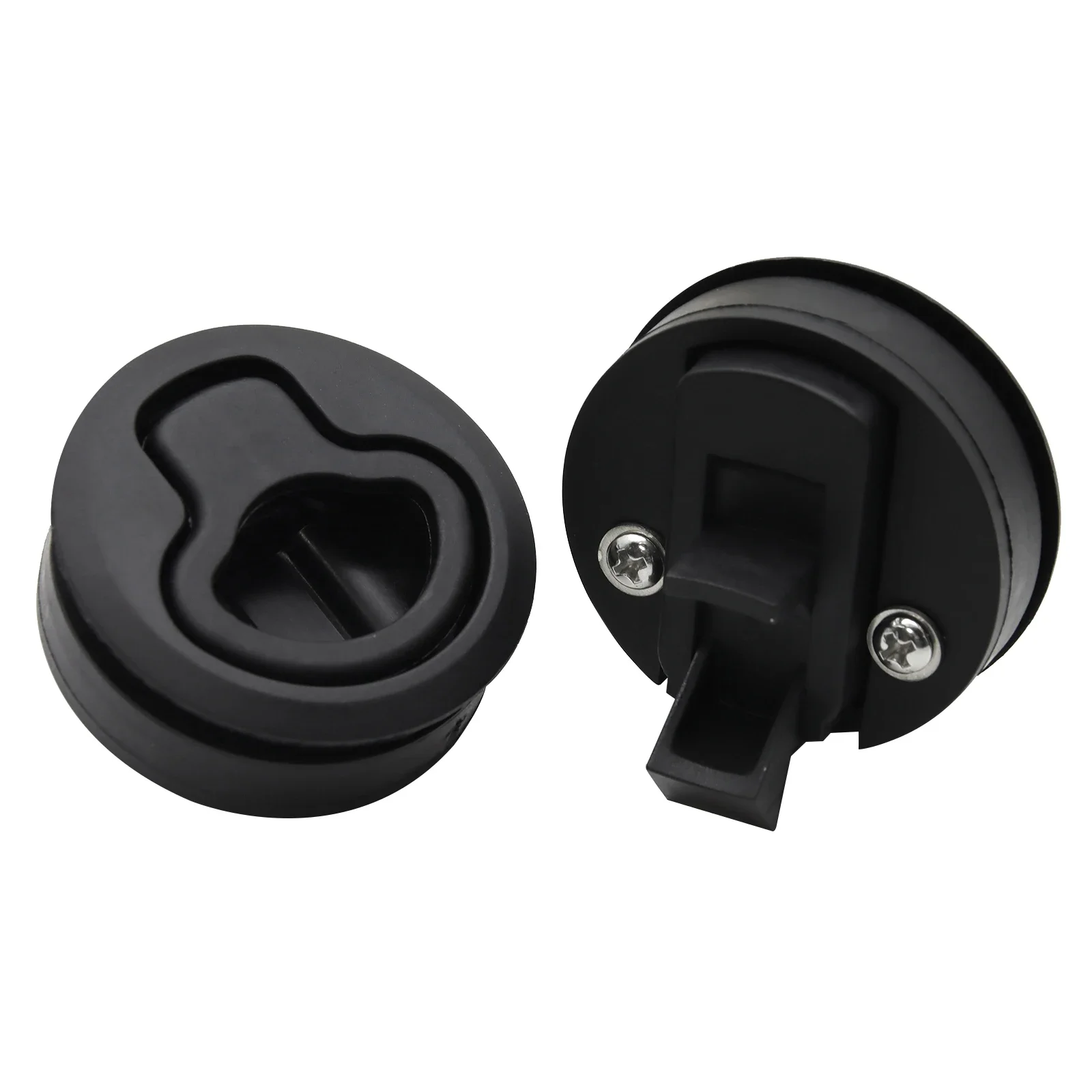 10 Uds. De pestillo de montaje redondo negro, escotillas de elevación, casillero de bloqueo, accesorios de yate para RV, yate marino - imagen 3