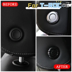 Reposacabezas interior en fibra de carbono para VW T-Roc 2017-2023