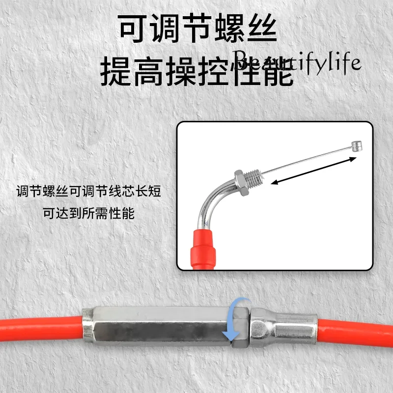 Cable acelerador scooter 125GY6 todoterreno con embrague modificado - imagen 4